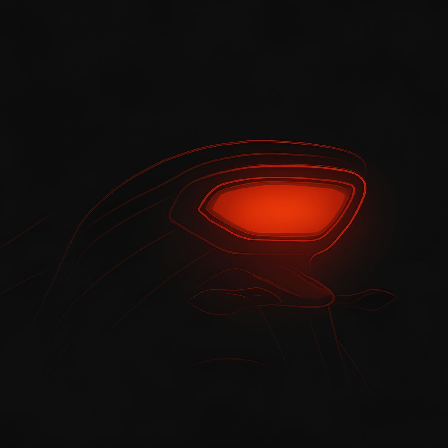 Illustration of a motorcycle tail light